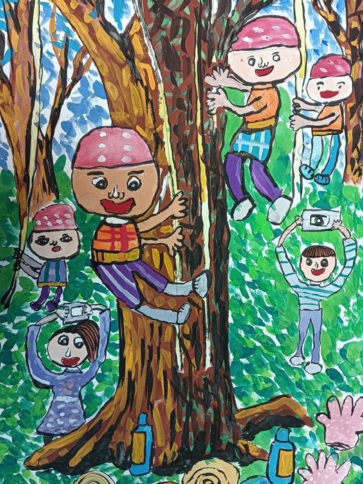 漫畫 張晏滋 樹上的秘密基地 第三名圖片